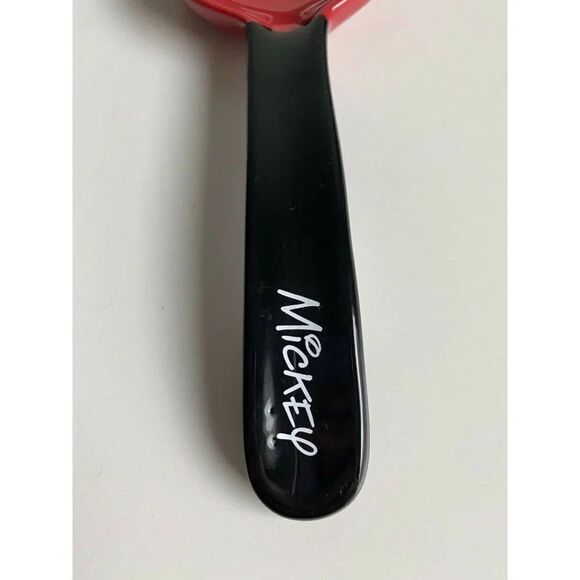 Disney Kitchen Mickey Mouse Figure Spoon Rest  Ceramic Red Black Pants New - Picture 3 of 6